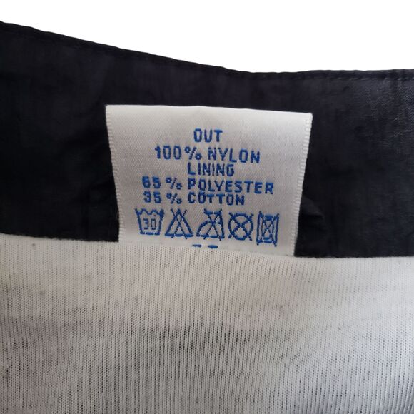 Vtg Etirel Ski Track Windbreaker Jacket Womens M Nylon Aztec Geometric 80s - Picture 5 of 7